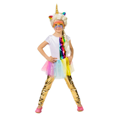 Einhorn Outfit Kinder M&auml;dchen 104-116