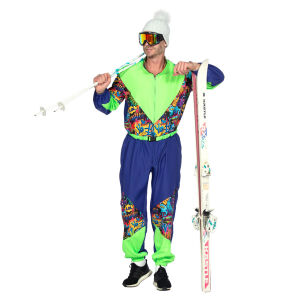 retro ski anzug 80 er jahre herren