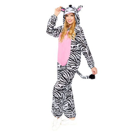 zebra kost&uuml;m overall damen