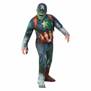 Zombie Captain America Kostüm Herren