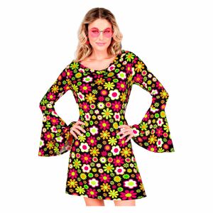 Flower Power 60er Jahre Kleid Damen