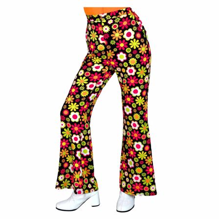 60er Jahre Schlaghose flower power Damen