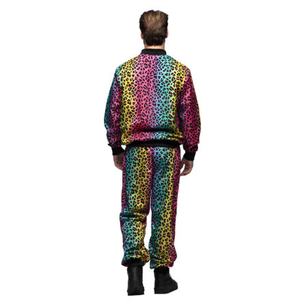 Trainingsanzug Leopard Regenbogen Herren