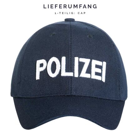 Polizei Cap Kinder blau