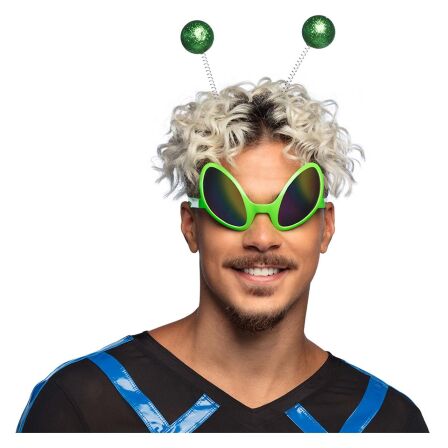 alien zubehör set brille haarreifen