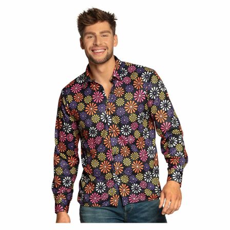 Hippie Hemd Flower Power Herren