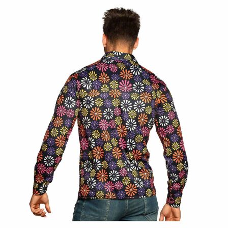 Hippie Hemd Flower Power Herren