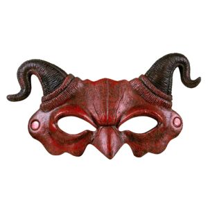 Halbmaske Dämon rot Erwachsene