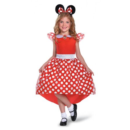 Minnie Maus Kost&uuml;m rot M&auml;dchen