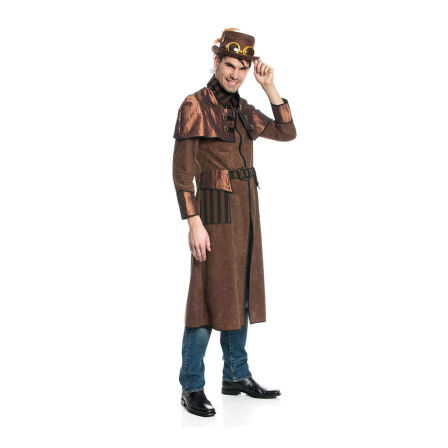 Steampunk Herren braun 48