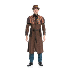 Steampunk Herren braun 48