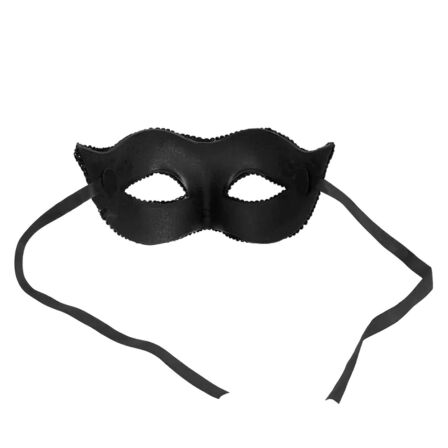 Maske Venice Pailletten schwarz