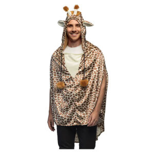 Poncho Giraffe Erwachsene