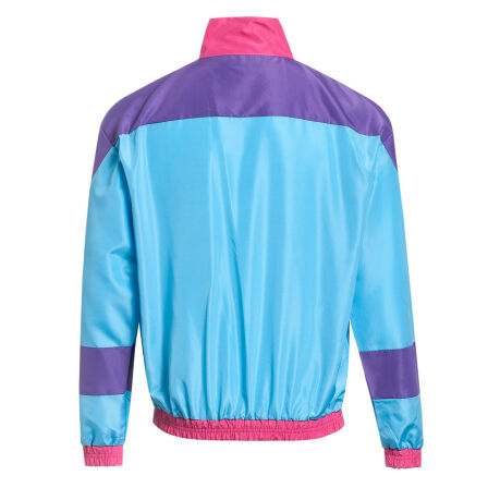 80er Trainingsanzug Herren Lila-Pink