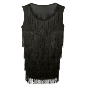 Flapper Top Damen schwarz