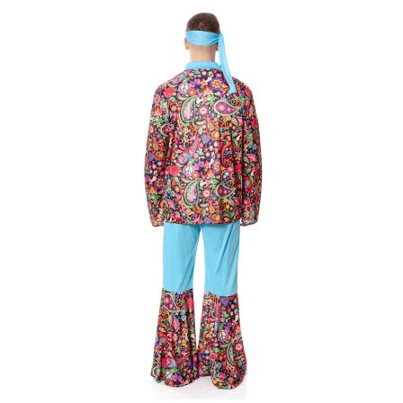 Hippie Kostüm Herren Outfit komplett 48-50