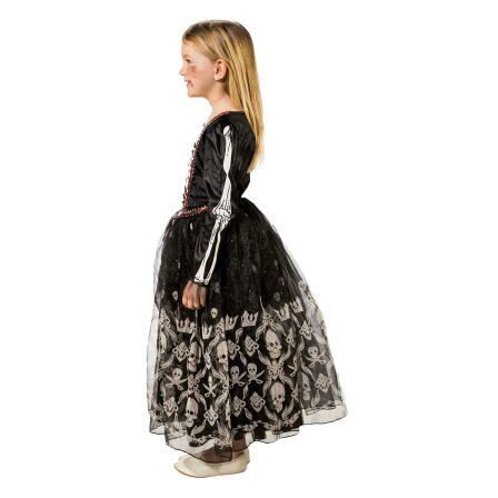 Totenkopfkleid Halloween Größe 128