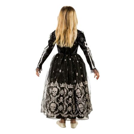 Totenkopfkleid Halloween Größe 128