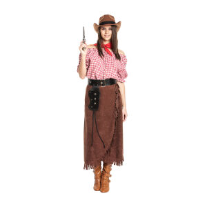 Western Look Damen braun 32-34