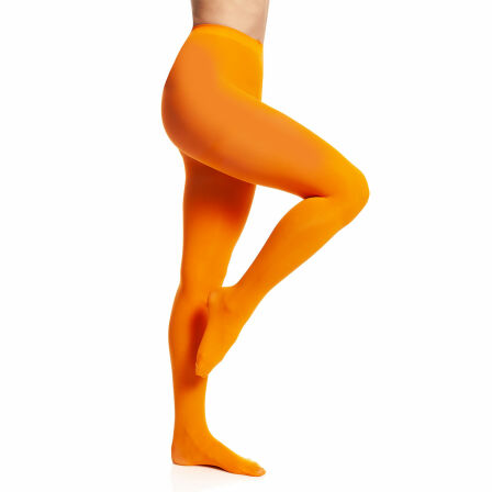 Strumpfhose Damen blickdicht Orange